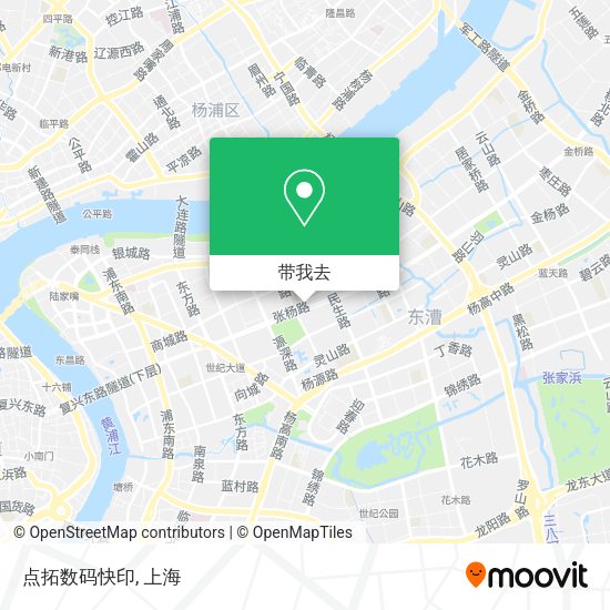点拓数码快印地图