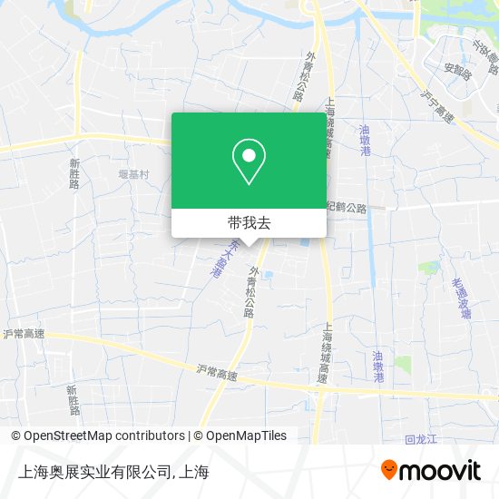 上海奥展实业有限公司地图