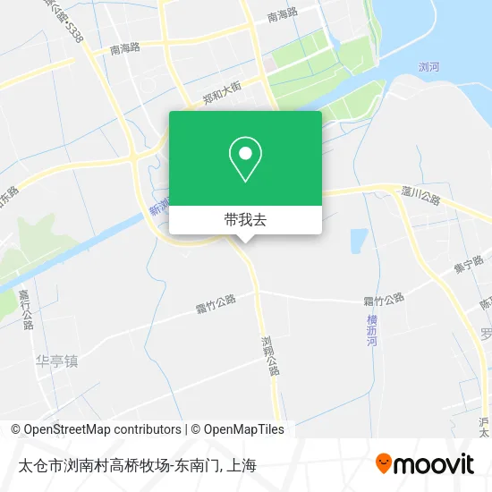 太仓市浏南村高桥牧场-东南门地图