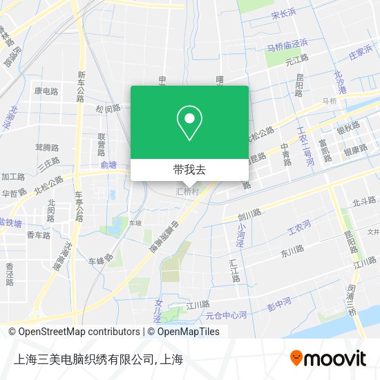 上海三美电脑织绣有限公司地图