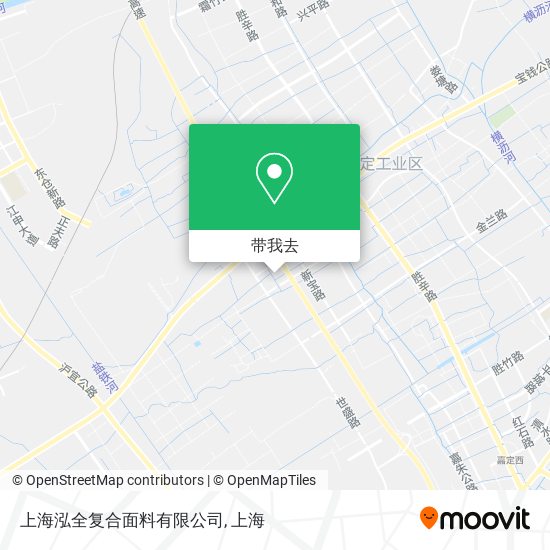 上海泓全复合面料有限公司地图