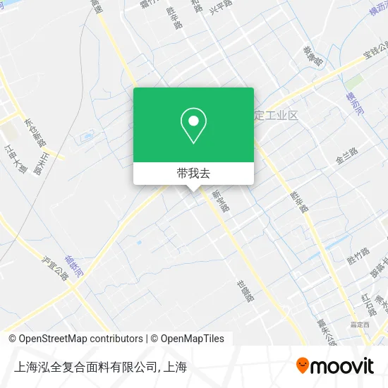上海泓全复合面料有限公司地图