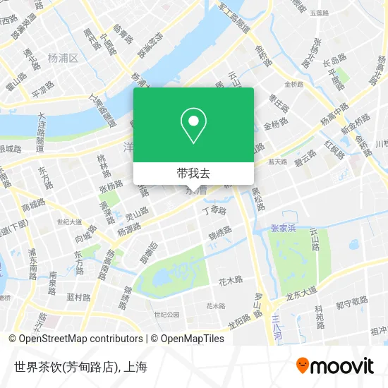 世界茶饮(芳甸路店)地图