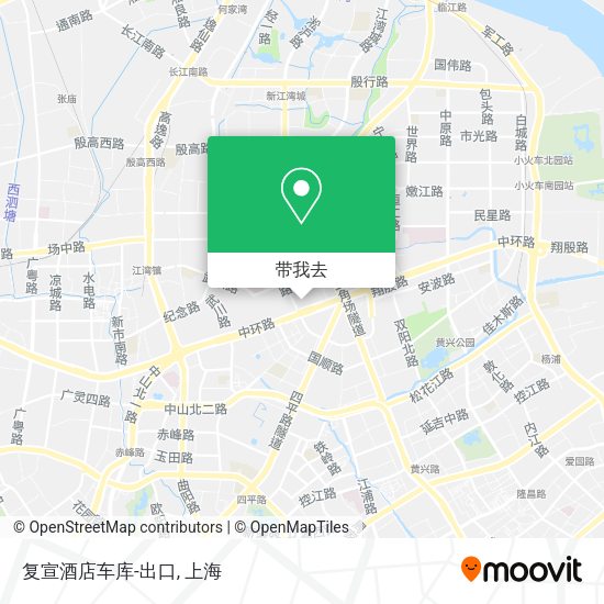 复宣酒店车库-出口地图