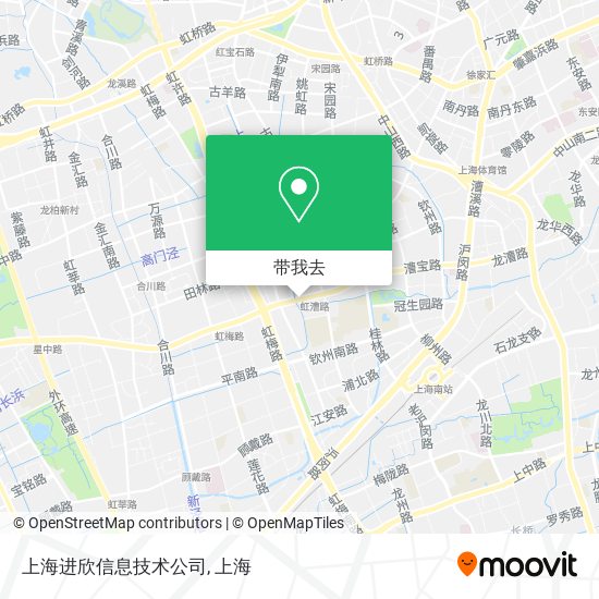 上海进欣信息技术公司地图