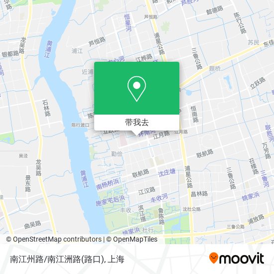 南江州路/南江洲路(路口)地图