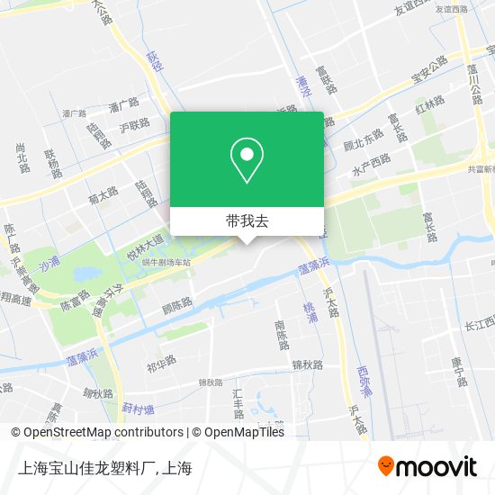 上海宝山佳龙塑料厂地图