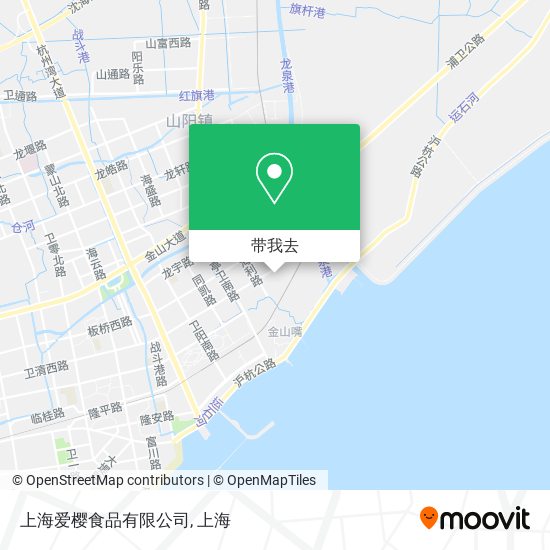 上海爱樱食品有限公司地图