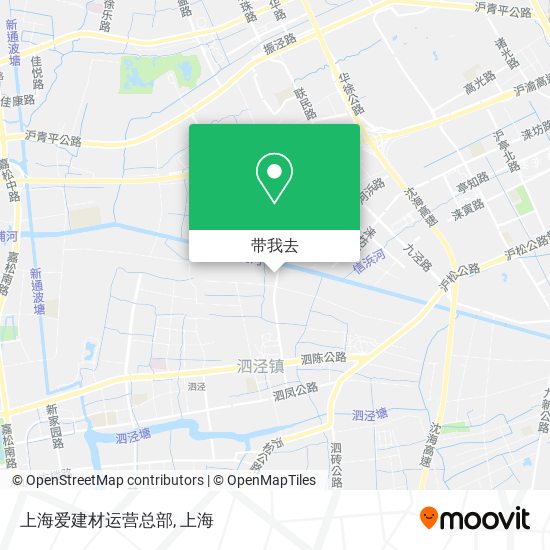 上海爱建材运营总部地图