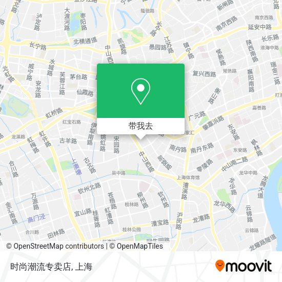 时尚潮流专卖店地图