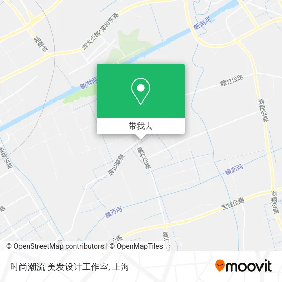时尚潮流 美发设计工作室地图