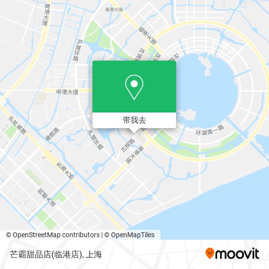 芒霸甜品店(临港店)地图