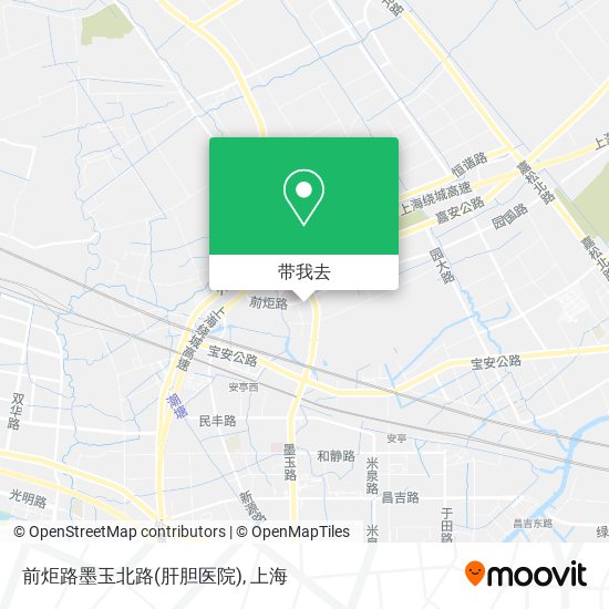 前炬路墨玉北路(肝胆医院)地图