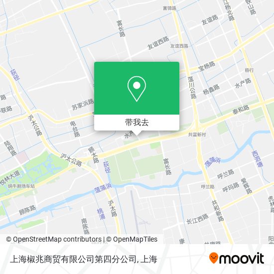 上海椒兆商贸有限公司第四分公司地图