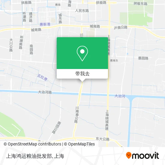 上海鸿运粮油批发部地图