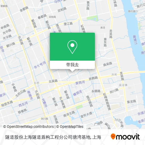 隧道股份上海隧道盾构工程分公司塘湾基地地图