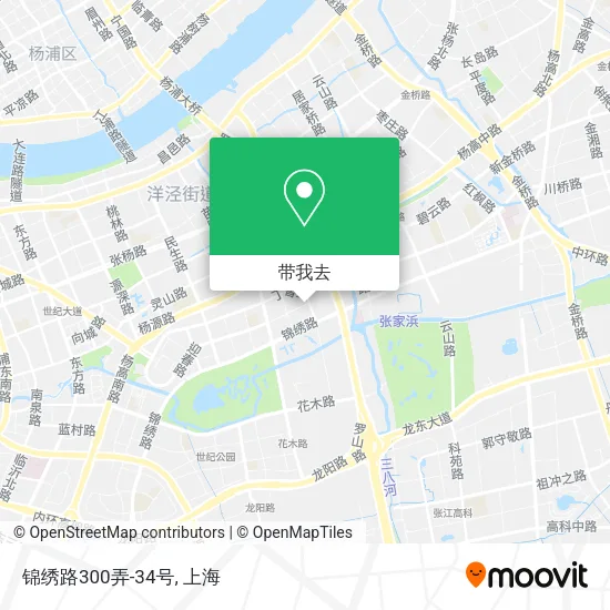 锦绣路300弄-34号地图