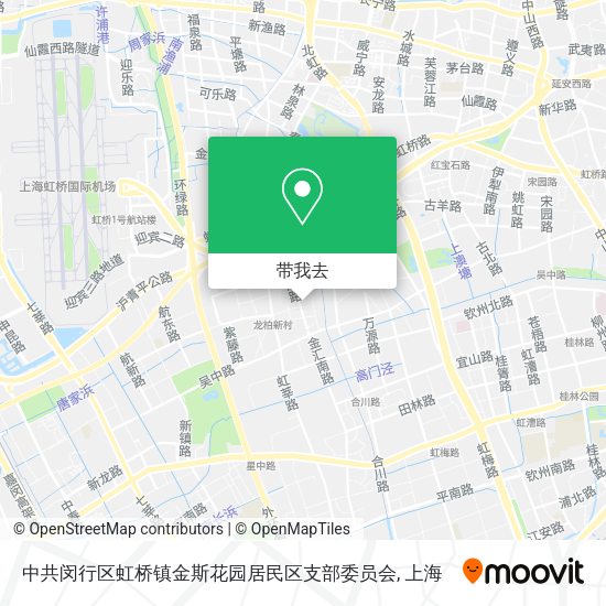 中共闵行区虹桥镇金斯花园居民区支部委员会地图
