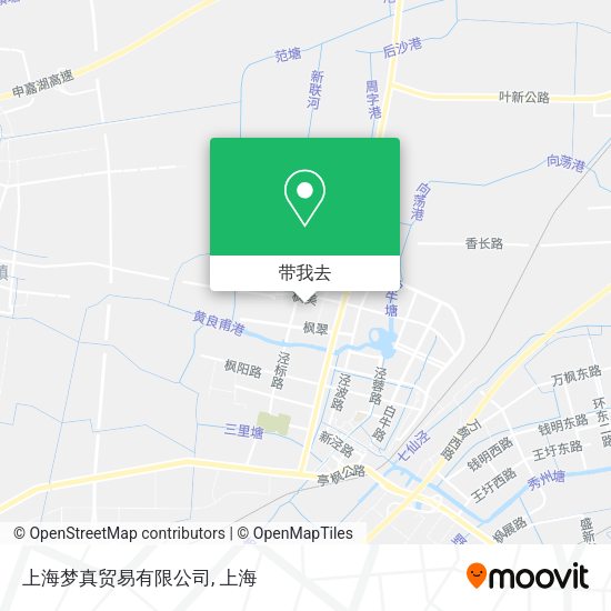 上海梦真贸易有限公司地图