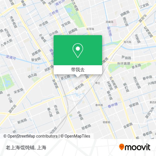 老上海馄饨铺地图