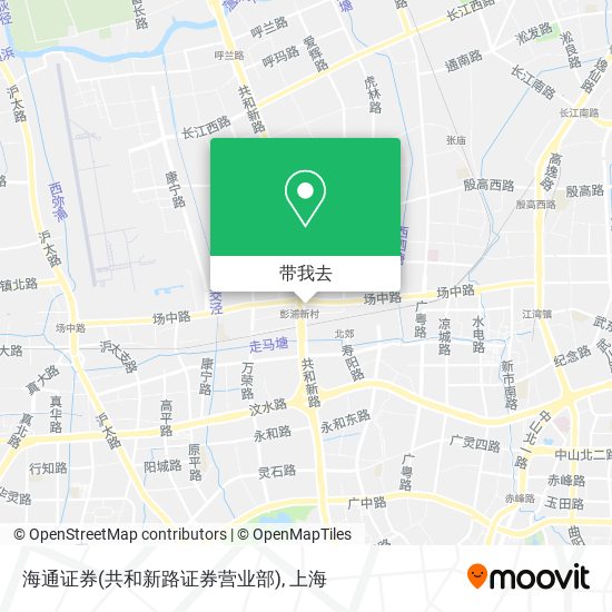 海通证券(共和新路证券营业部)地图