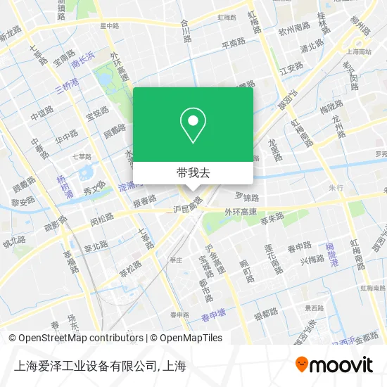 上海爱泽工业设备有限公司地图