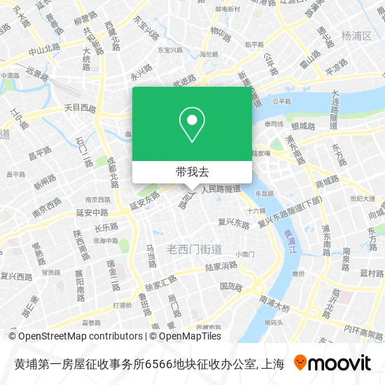黄埔第一房屋征收事务所6566地块征收办公室地图