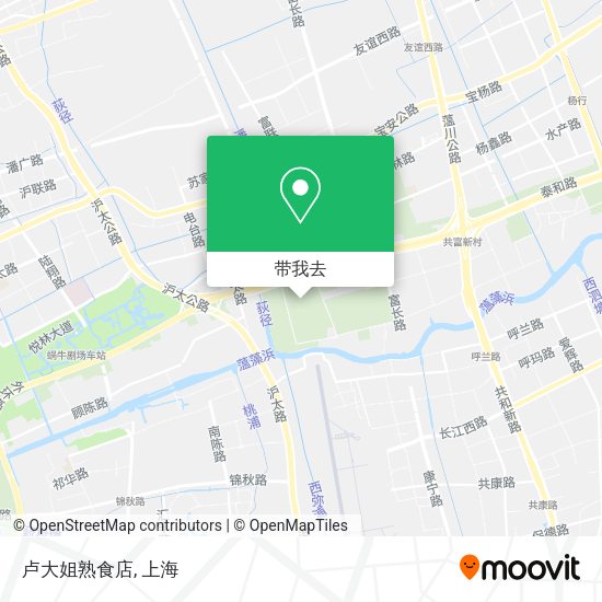 卢大姐熟食店地图