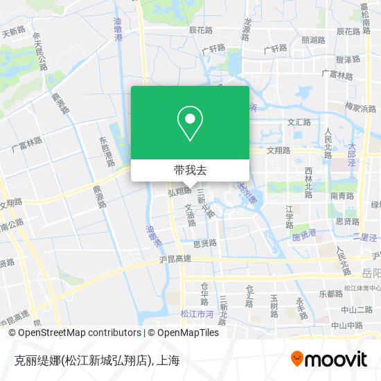 克丽缇娜(松江新城弘翔店)地图