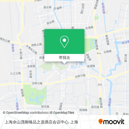 上海佘山茂御臻品之选酒店会议中心地图