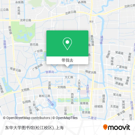 东华大学图书馆(松江校区)地图