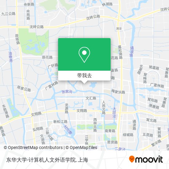 东华大学-计算机人文外语学院地图