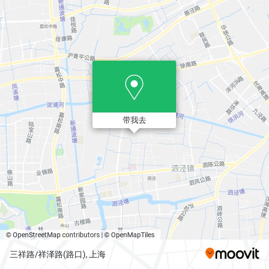 三祥路/祥泽路(路口)地图