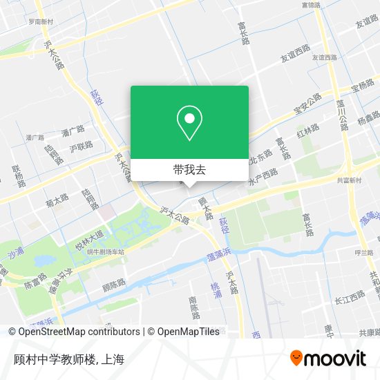 顾村中学教师楼地图