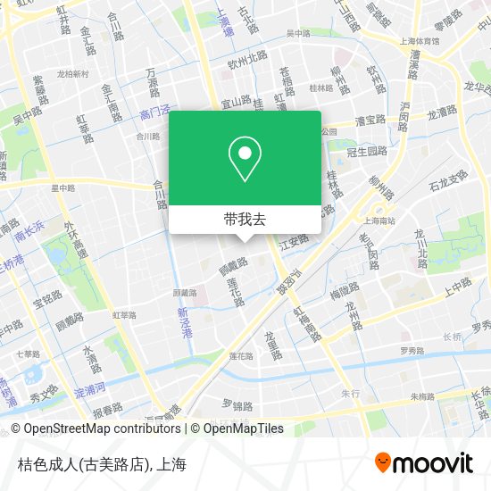 桔色成人(古美路店)地图