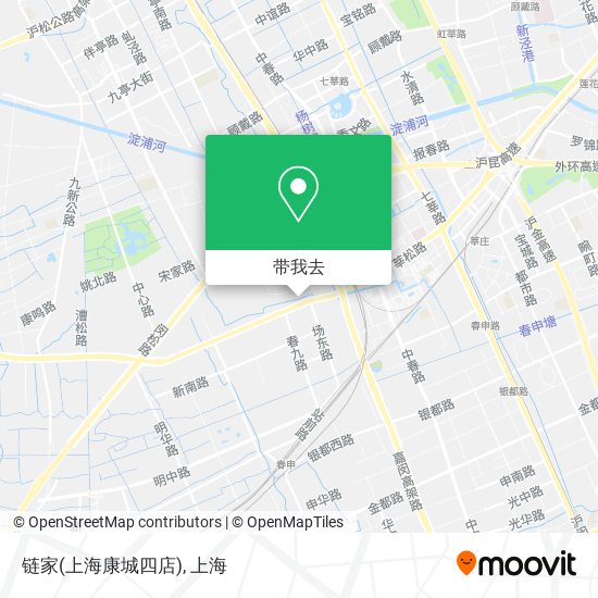 链家(上海康城四店)地图