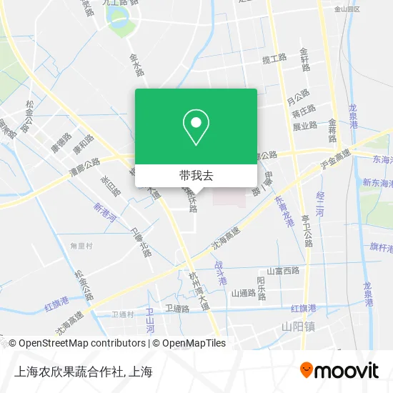 上海农欣果蔬合作社地图