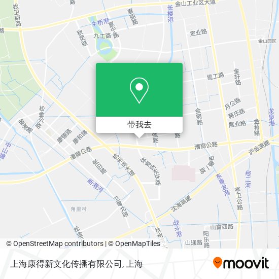 上海康得新文化传播有限公司地图