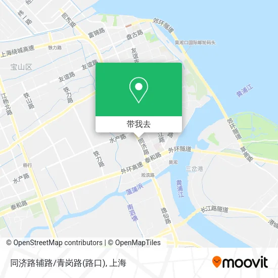 同济路辅路/青岗路(路口)地图