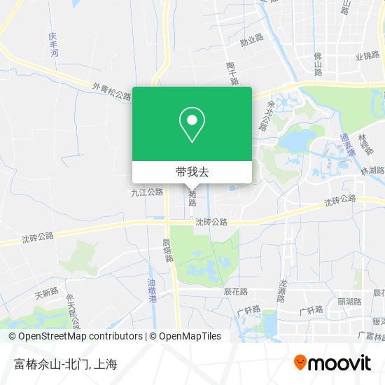 富椿佘山-北门地图