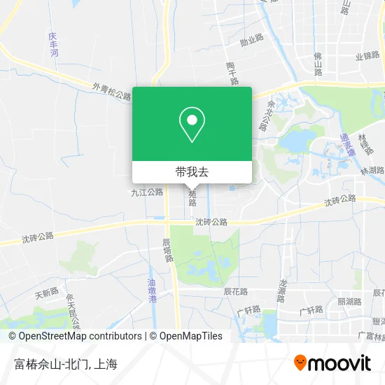 富椿佘山-北门地图