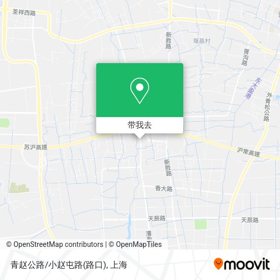 青赵公路/小赵屯路(路口)地图