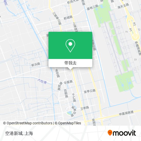 空港新城地图