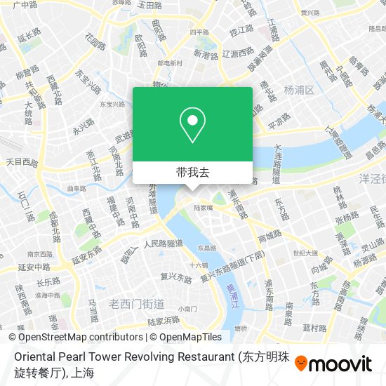 Oriental Pearl Tower Revolving Restaurant (东方明珠旋转餐厅)地图