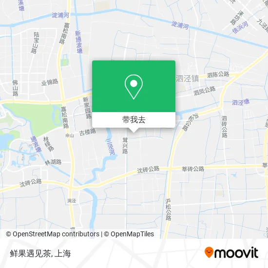 鲜果遇见茶地图