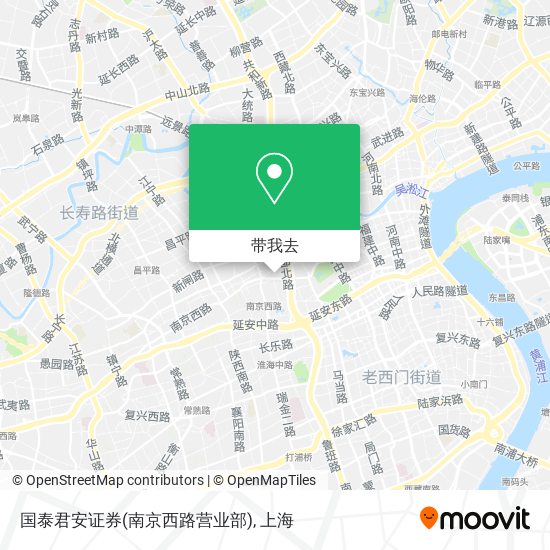 国泰君安证券(南京西路营业部)地图