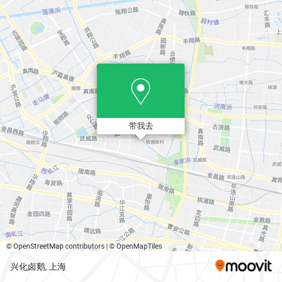 兴化卤鹅地图