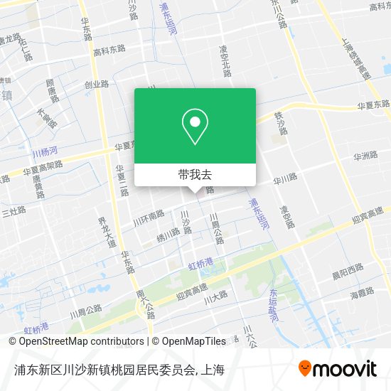 浦东新区川沙新镇桃园居民委员会地图
