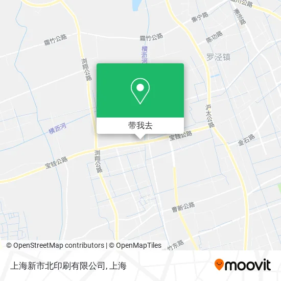 上海新市北印刷有限公司地图