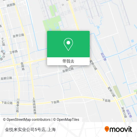 金悦来实业公司5号店地图